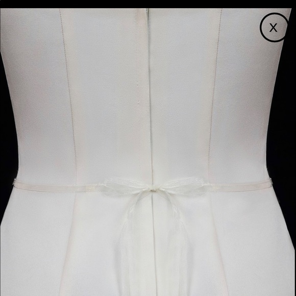 👰🏻♀️Latest Tulle Wedding Sash With Rhinestone - Picture 2 of 8